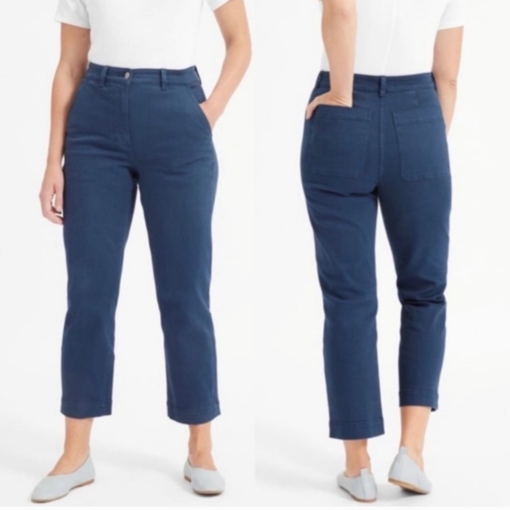 Everlane Straight-Leg Crop Pants